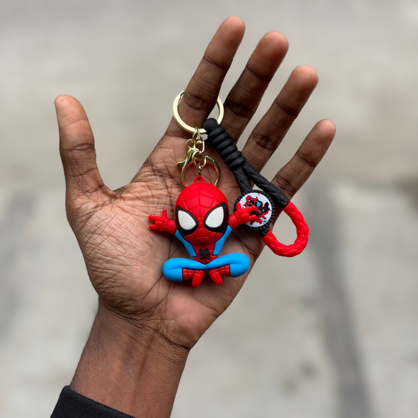 Spiderman - 3D Silicone Keychain