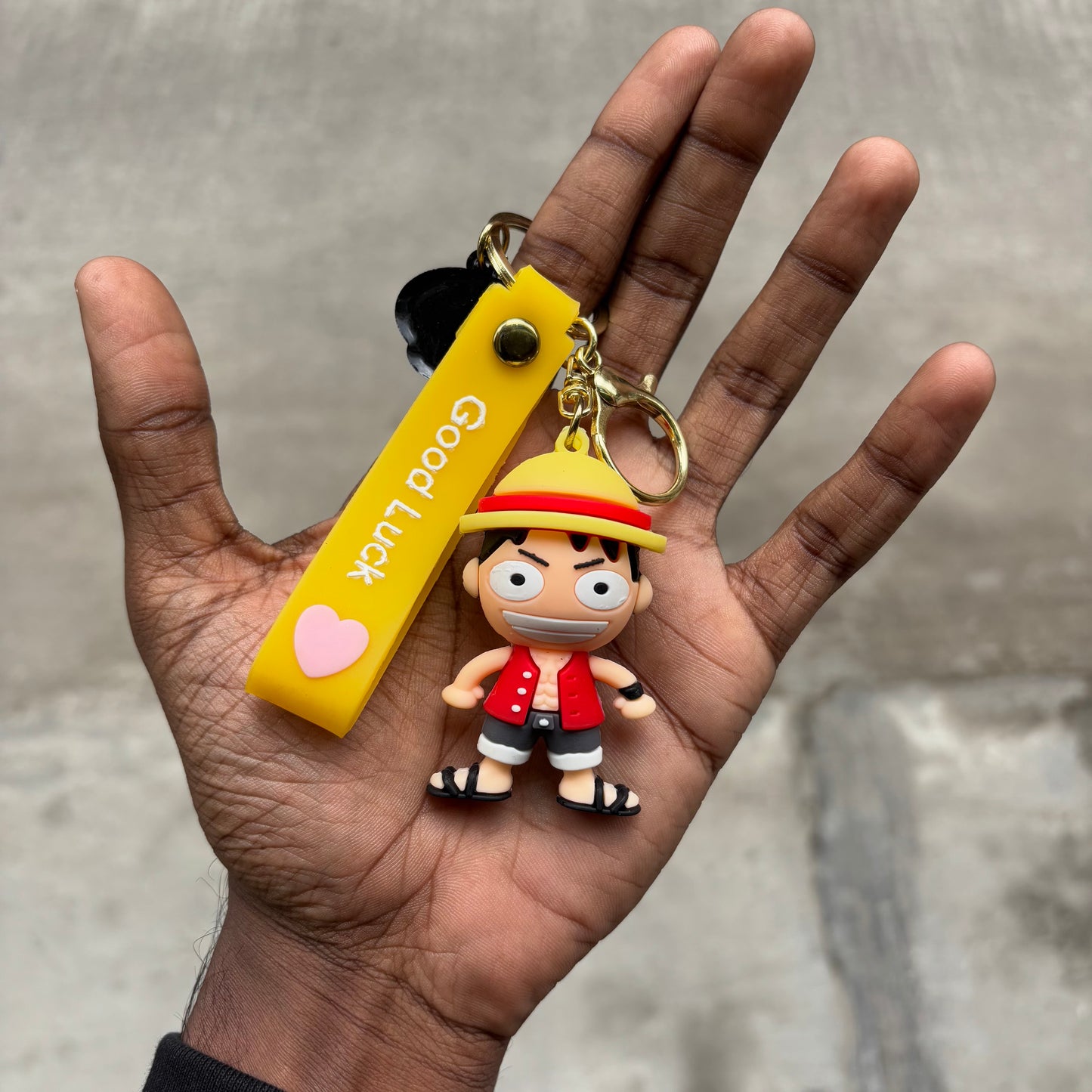 Luffy - 3D Silicone Keychain