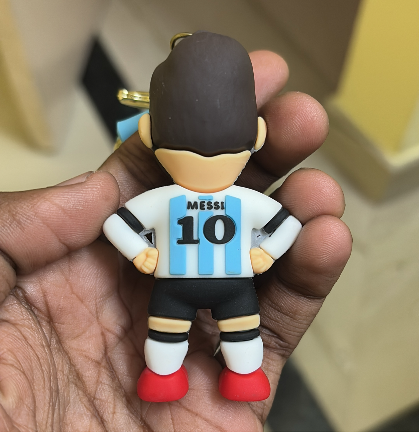 Messi - 3D Silicone Keychain
