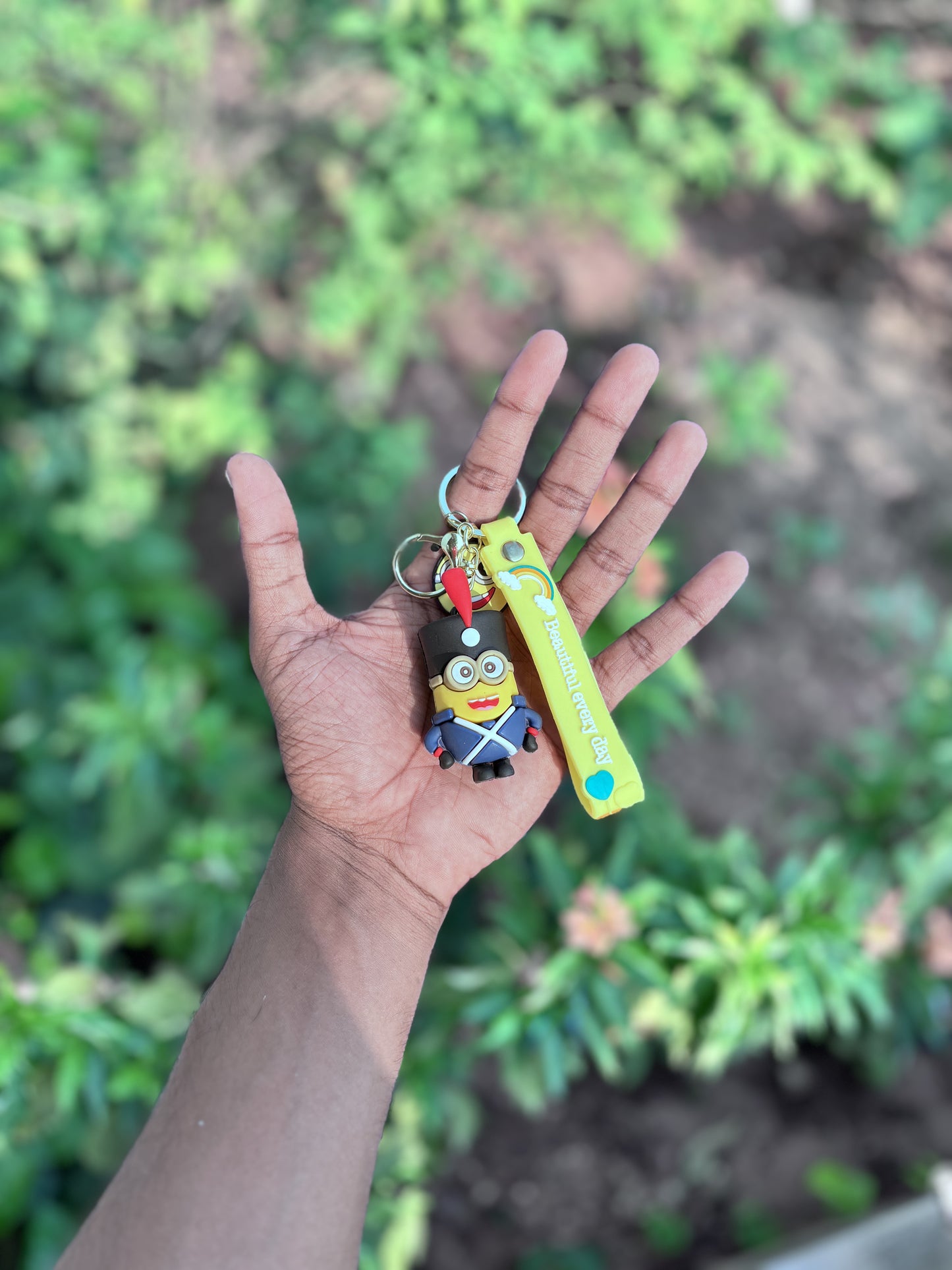 Cute Minion - 3D Silicone Keychain