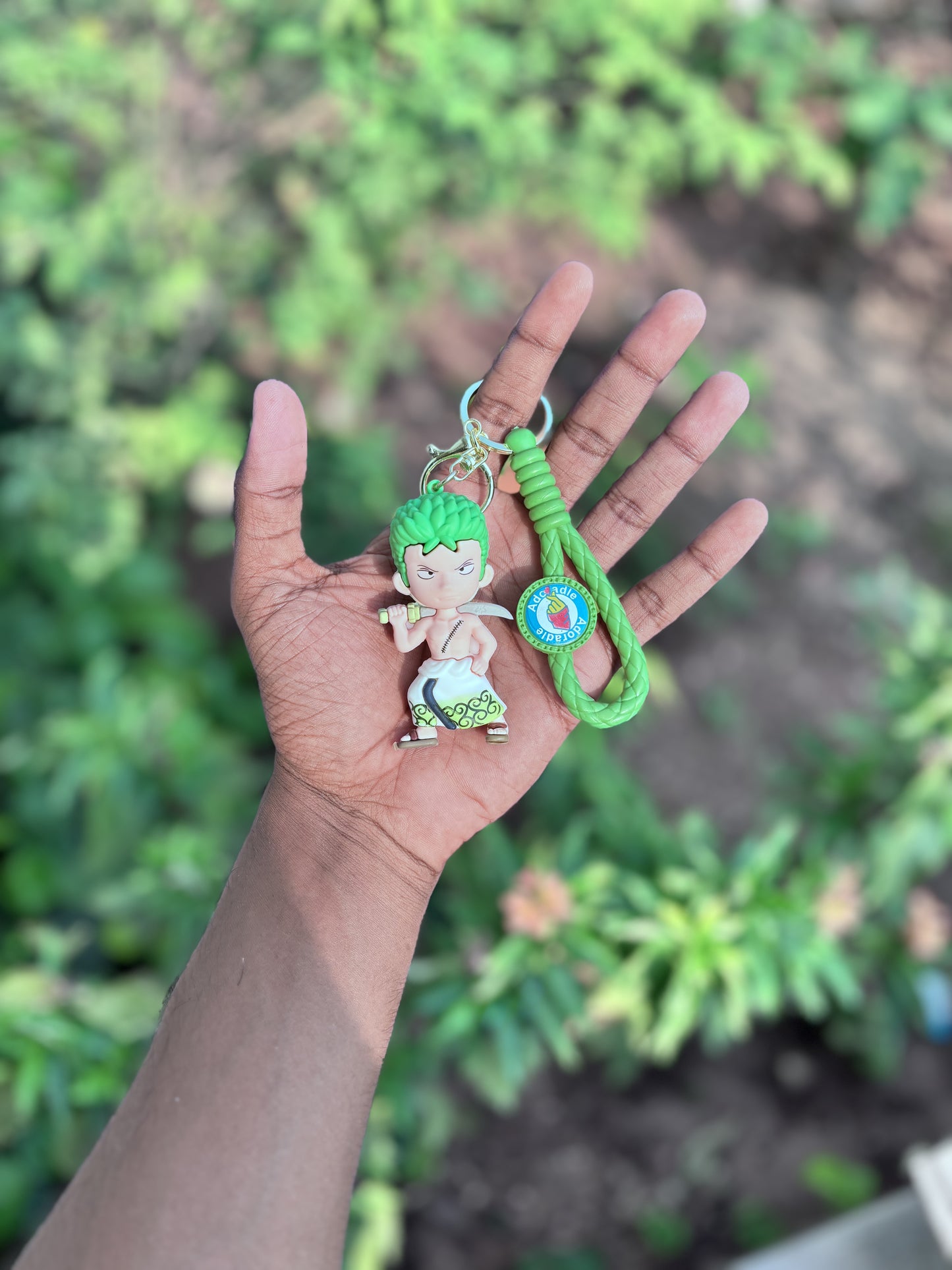 One Piece Zoro - 3D Silicone Keychain