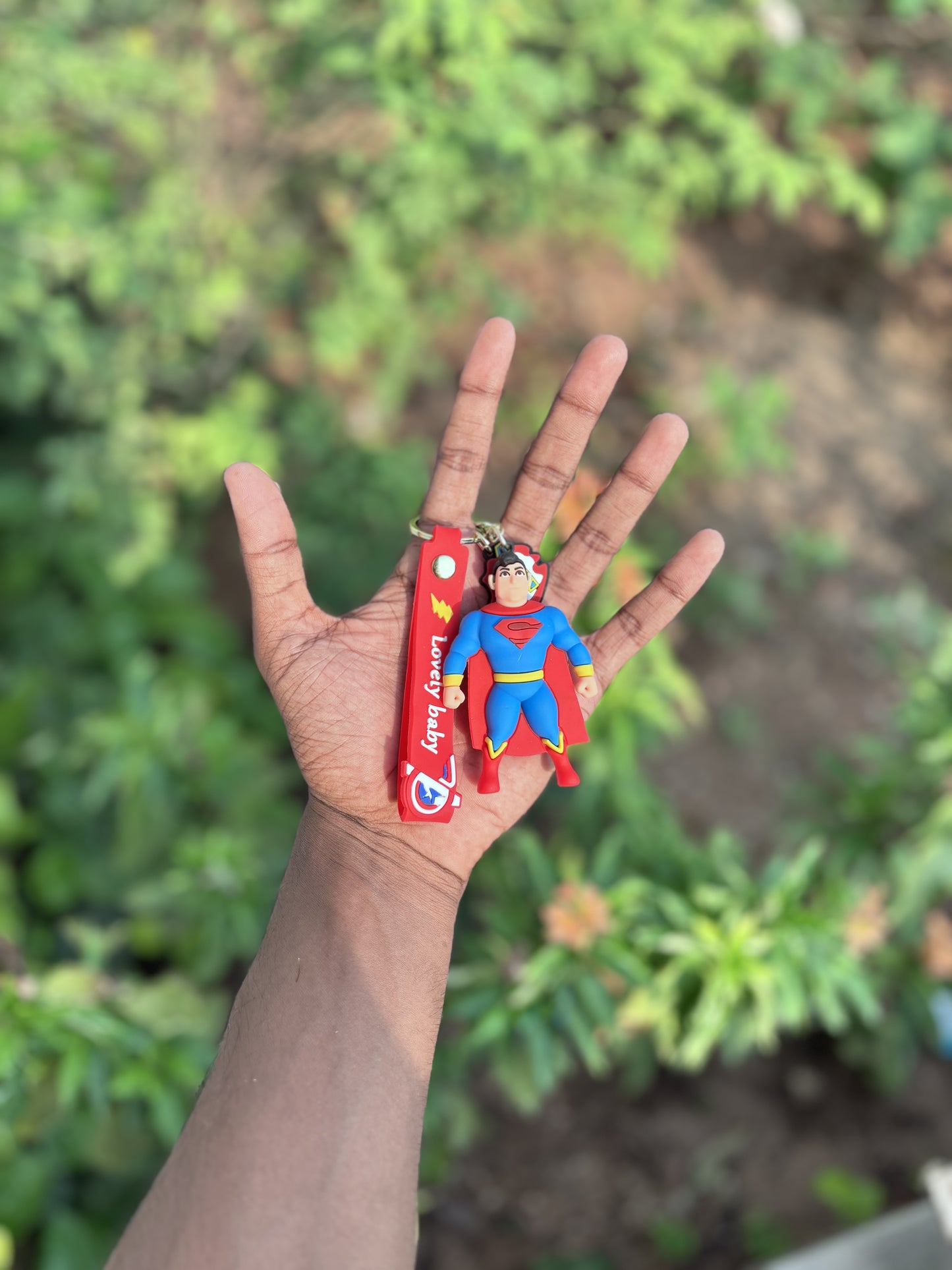 Superman - 3D Silicone Keychain