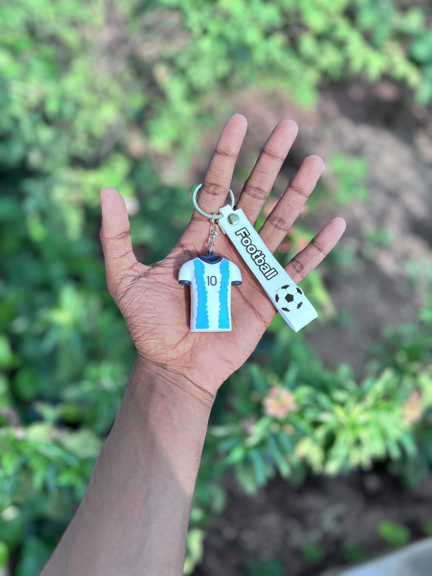 Argentina Messi T-shirt - 3D Silicone Keychain