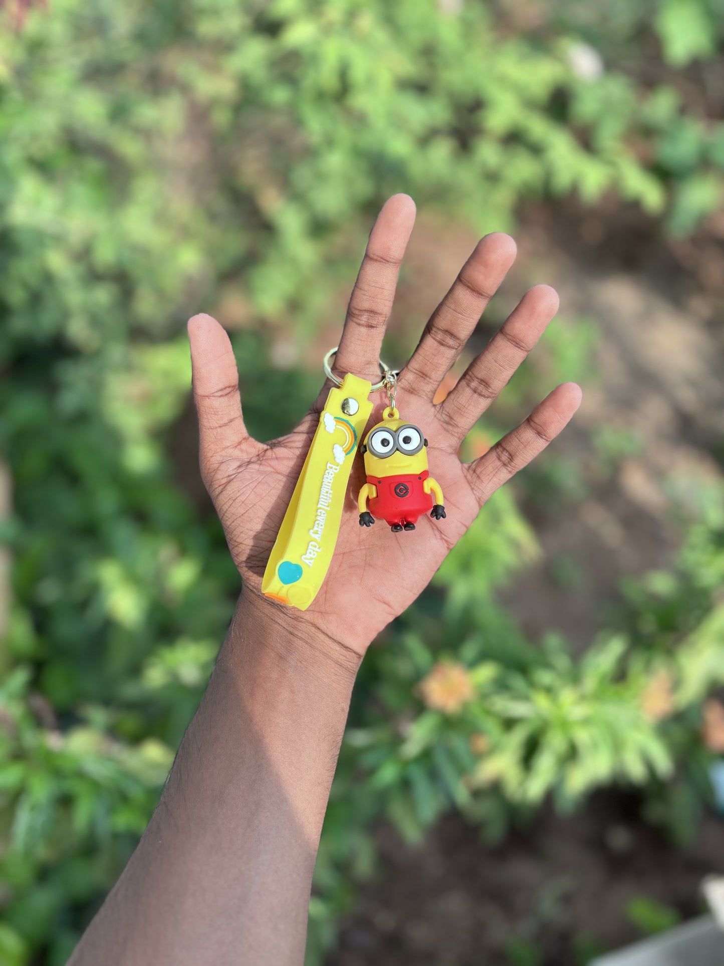 Cute Minion - 3D Silicone Keychain