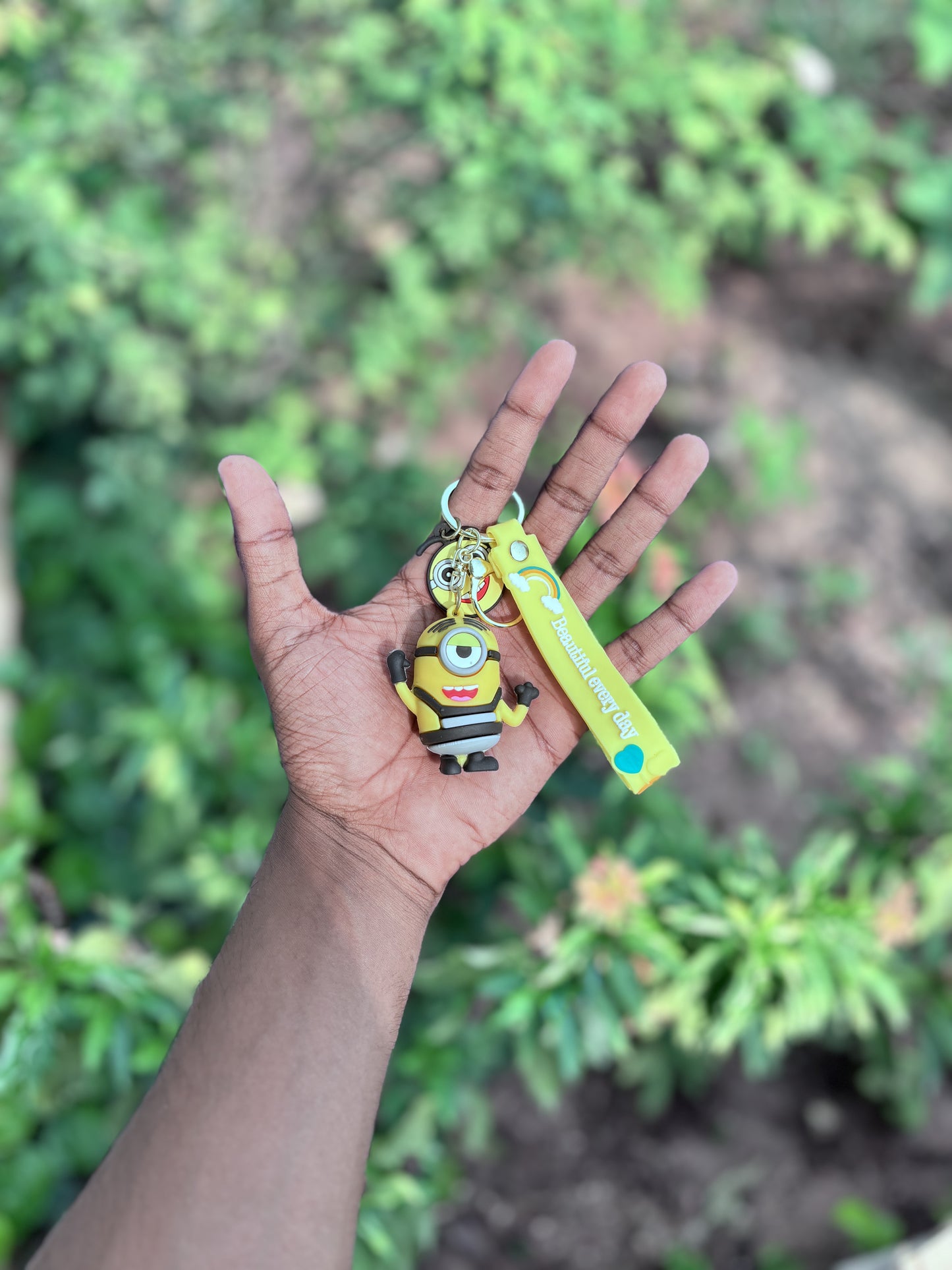 Cute Minion - 3D Silicone Keychain