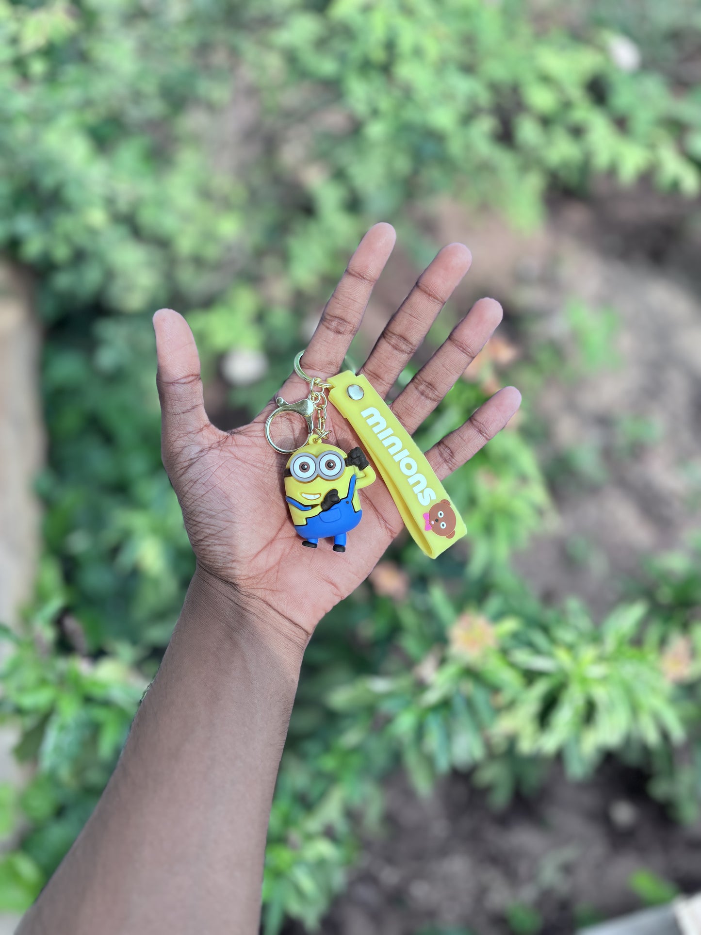 Cute Minion - 3D Silicone Keychain