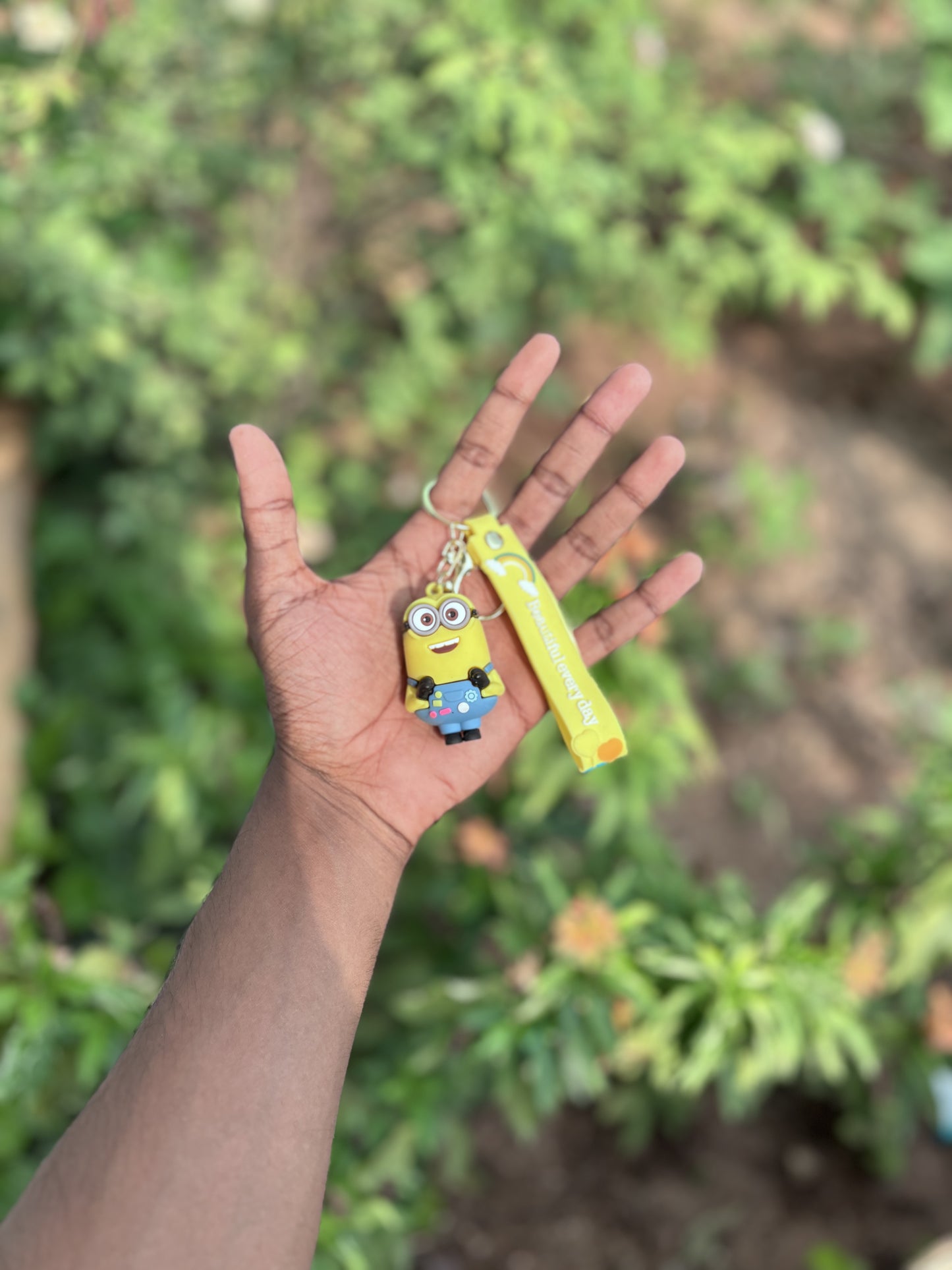 Cute Minion - 3D Silicone Keychain