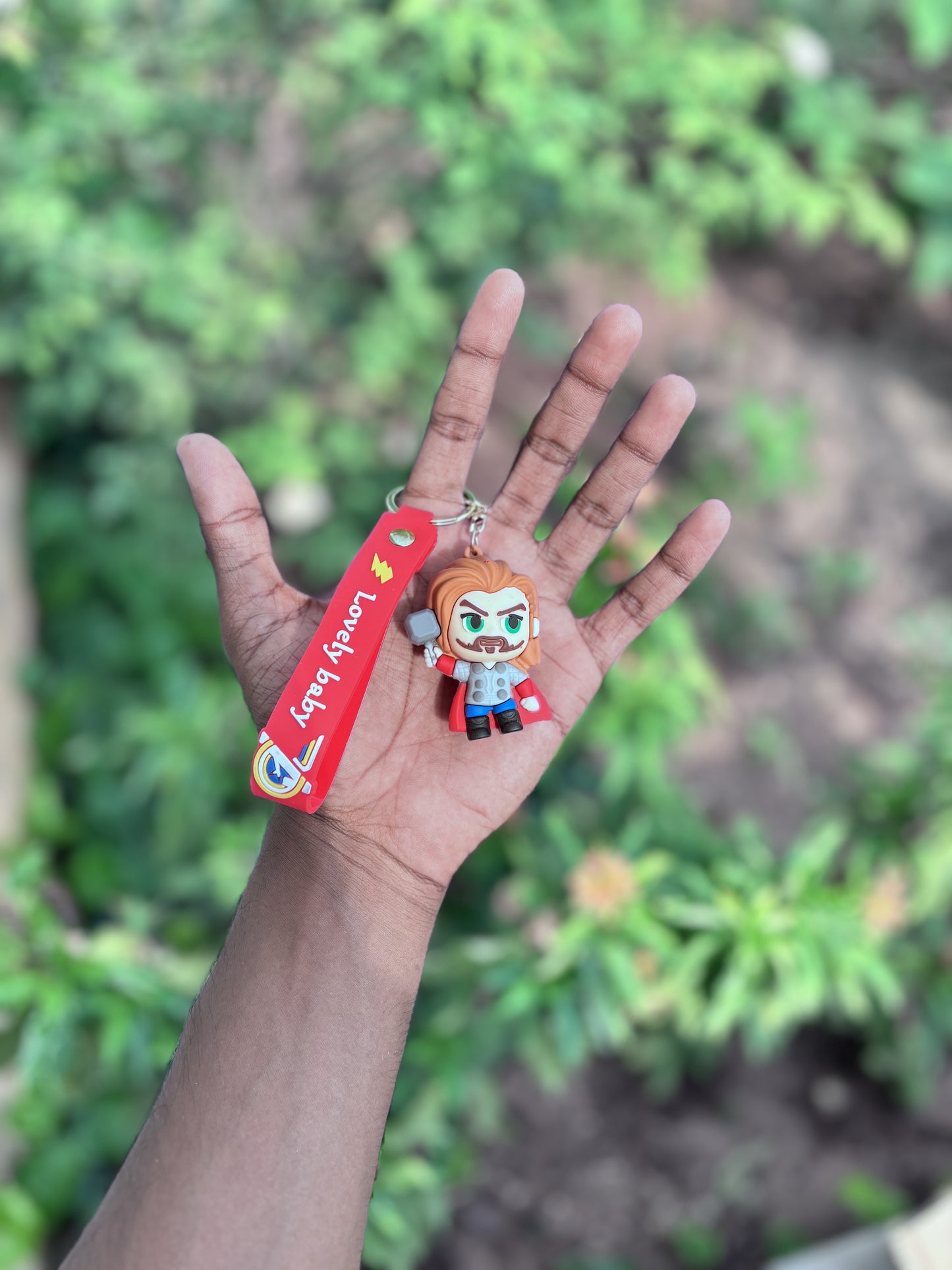 Thor - 3D Silicone Keychain