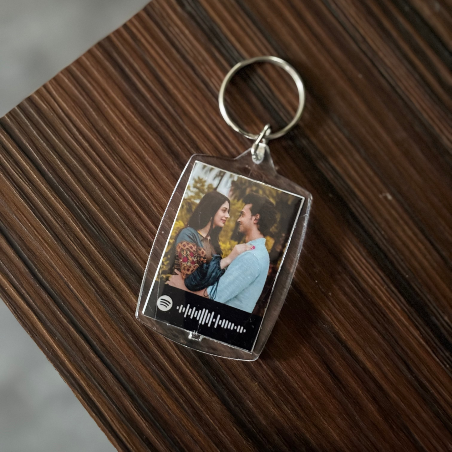 Custom Spotify Photo Keychain (Front & Back)