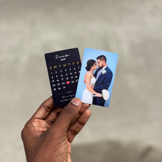 Special Date Wallet Card - Premium Matte Finished