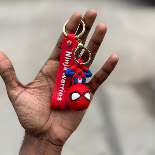 Spiderman - 3D Silicone Keychain
