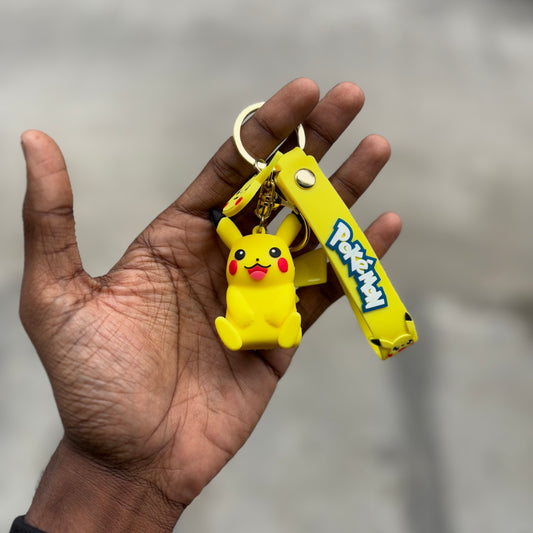 Pikachu - 3D Silicone Keychain
