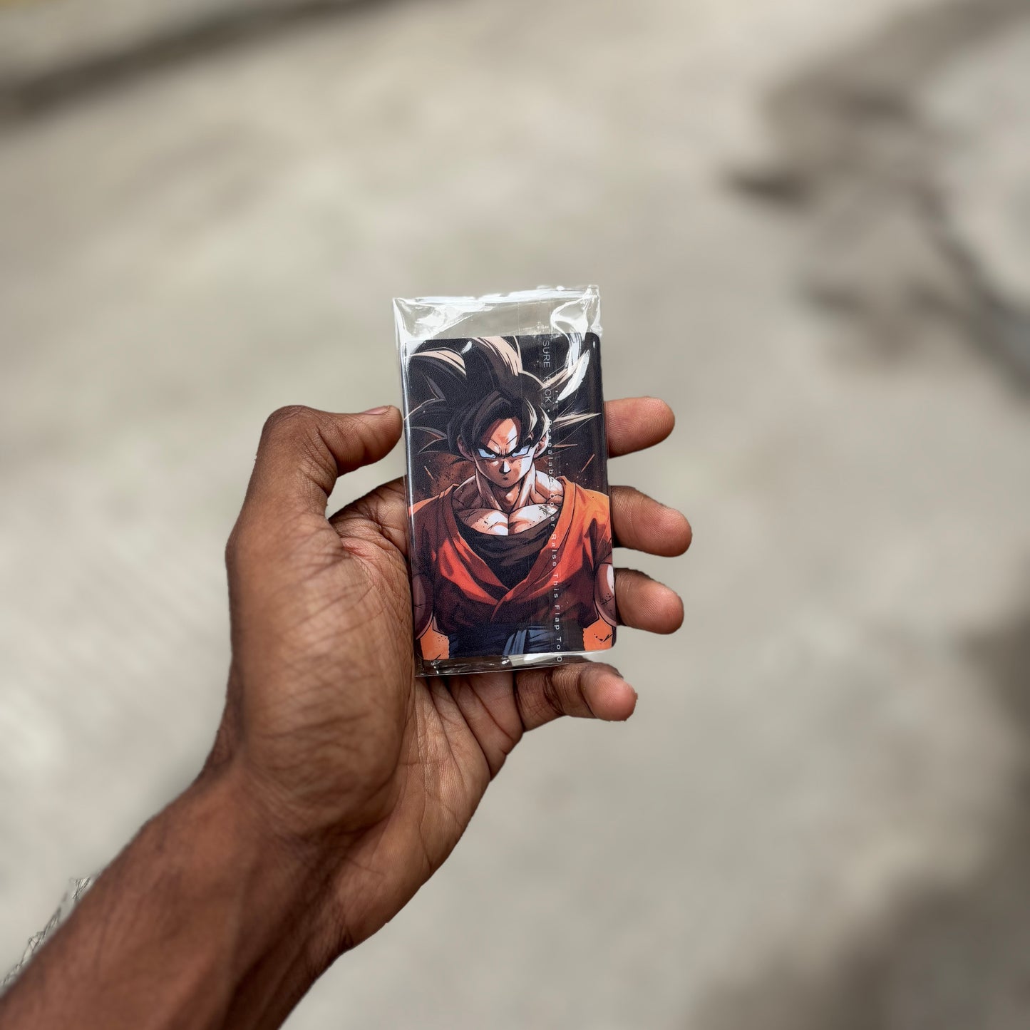 Premium Goku Wallet Card - Matte Finished!