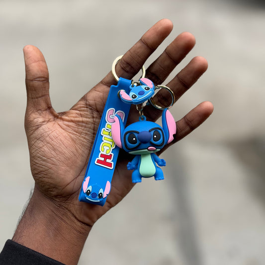 Stitch - 3D Silicone Keychain