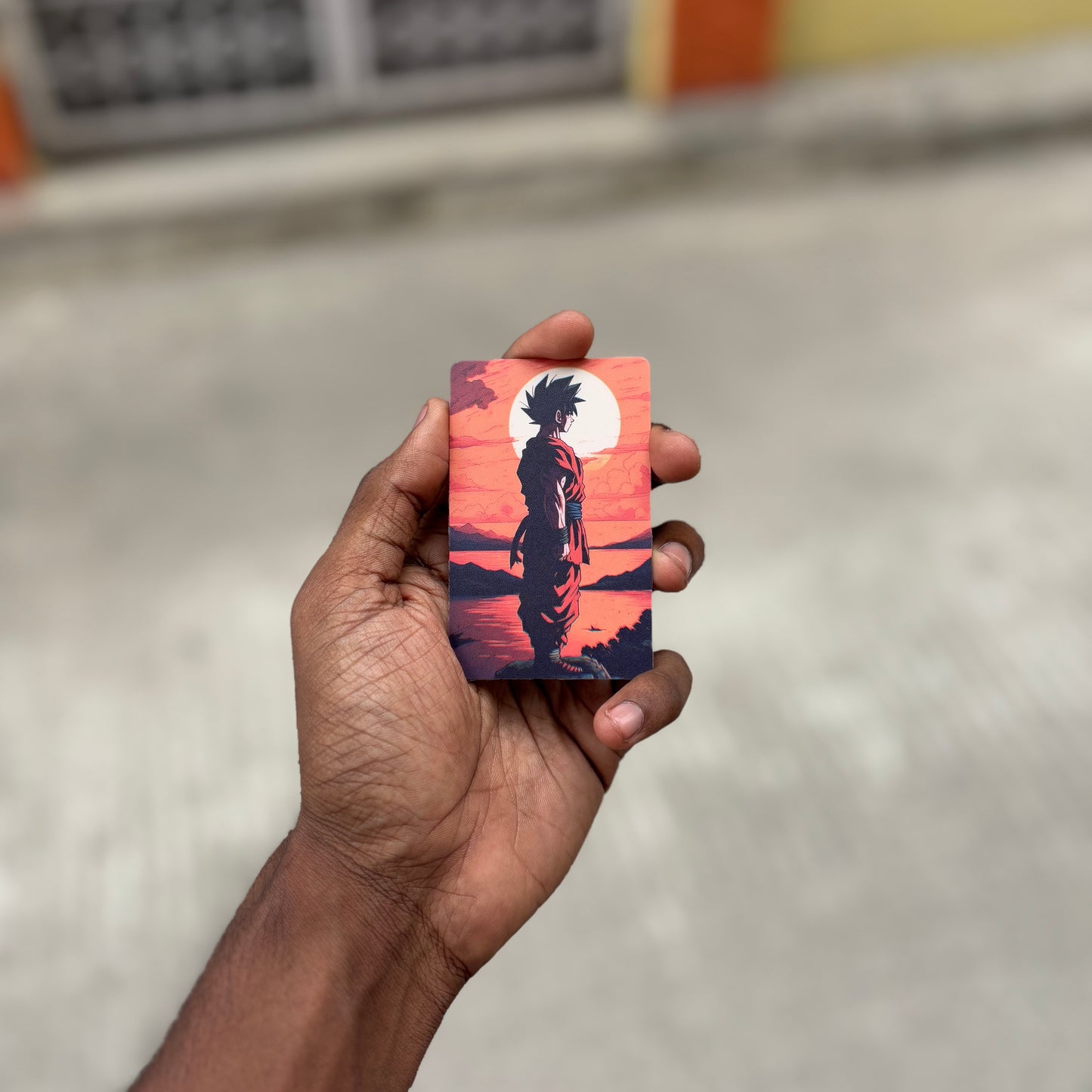 Premium Goku Wallet Card - Matte Finished!