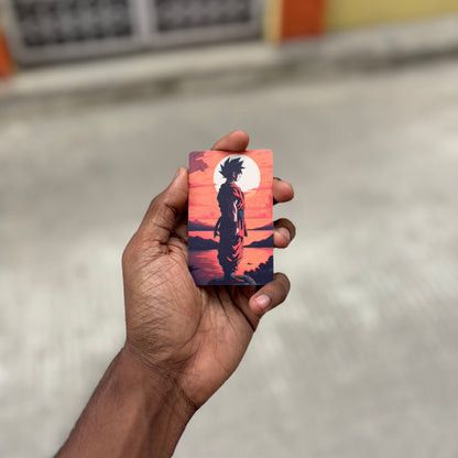 Premium Goku Wallet Card - Matte Finished!