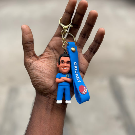 Dhoni - 3D Silicone Keychain