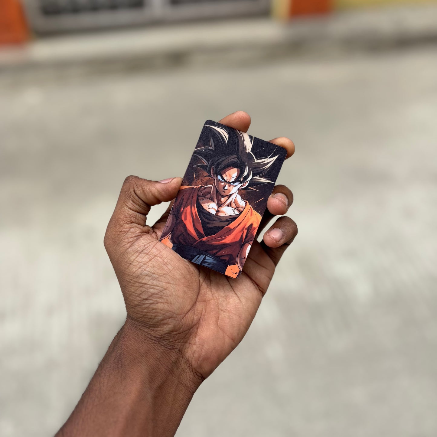Premium Goku Wallet Card - Matte Finished!