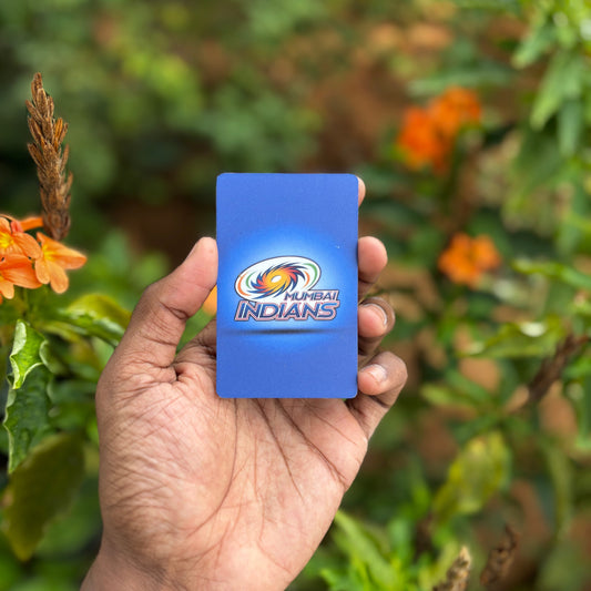 Mumbai Indians Wallet Card - Matte Finished