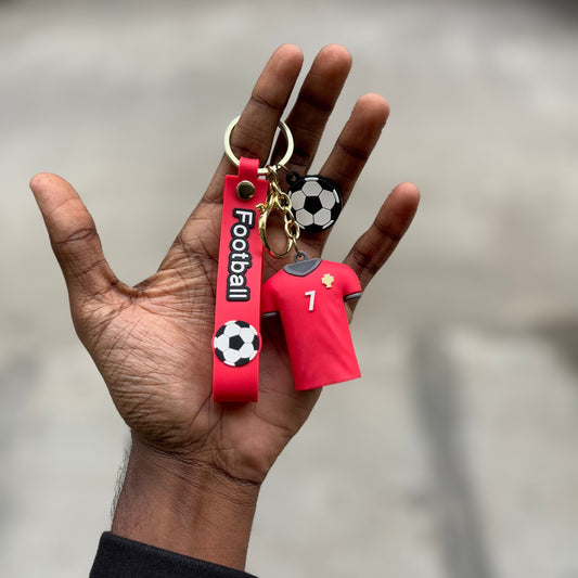 Ronaldo T-shirt - 3D Silicone Keychain