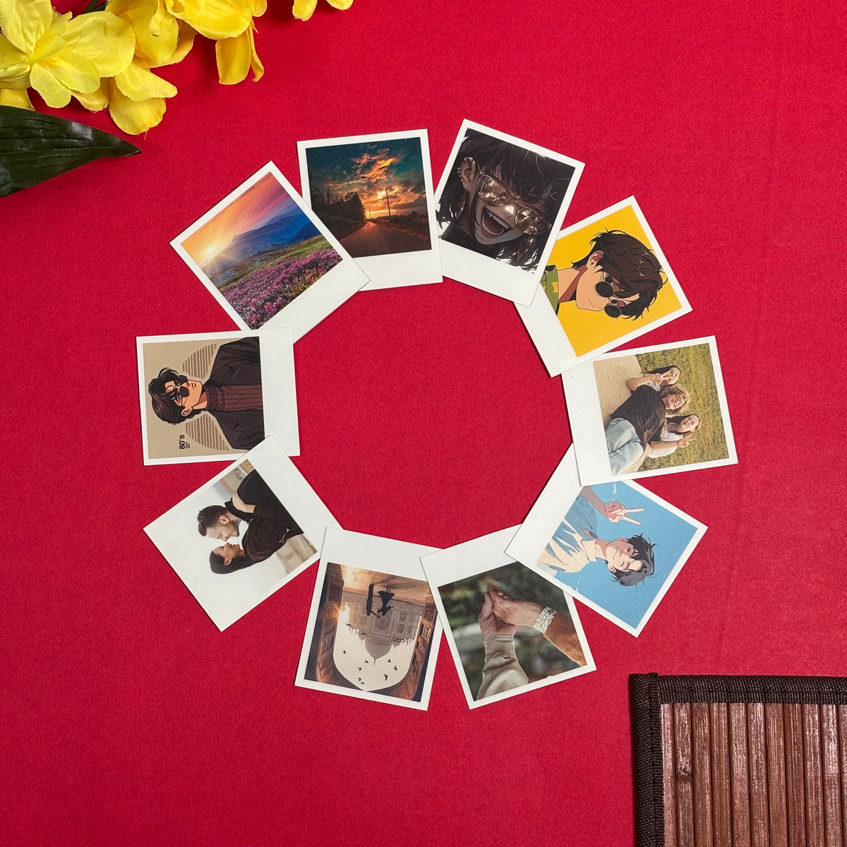 Mini So Photo Frame Mini Photo Frame Combo – 2 Frames ( 4x4 ) + 10 Mini Polaroids + 3 Big ...