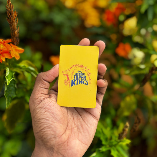 Chennai Super Kings Wallet Card - Matte Finished