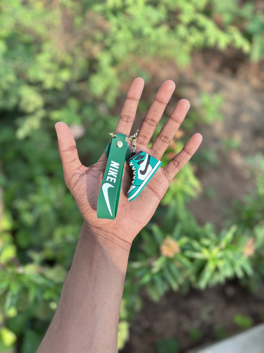 Nike Green Shoe - 3D Silicone Keychain