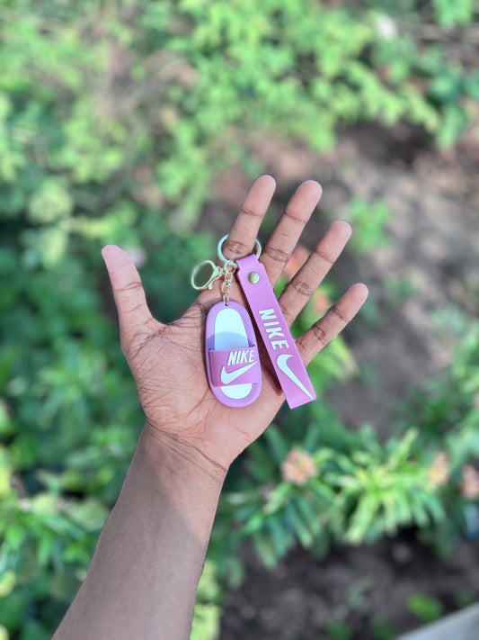 Nike Purple Slipper - 3D Silicone Keychain