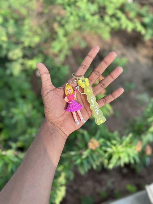 Barbie Girl - 3D Silicone Keychain