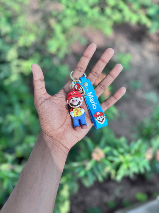 Super Mario - 3D Silicone Keychain