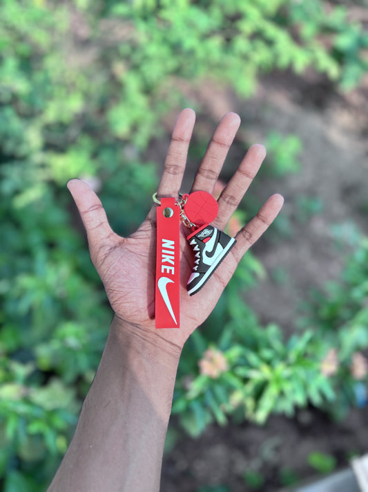 Nike Black Shoe - 3D Silicone Keychain