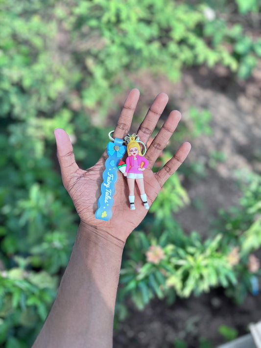 Barbie Girl - 3D Silicone Keychain