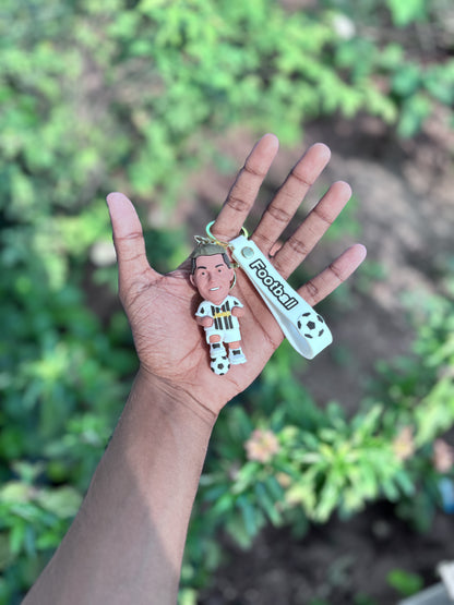 Jeep Ronaldo - 3D Silicone Keychain