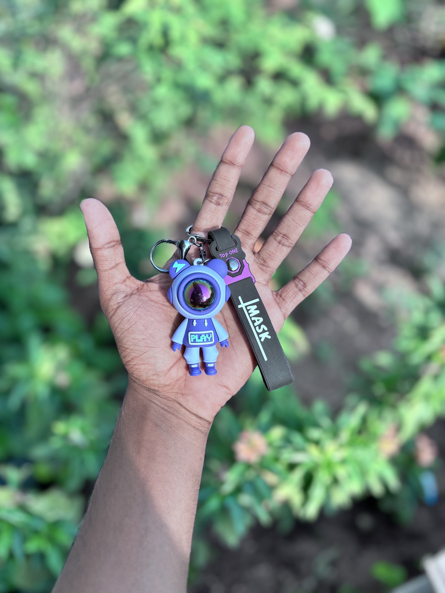 Blue Astronaut - 3D Silicone Keychain