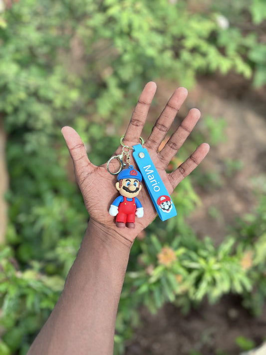 Super Mario - 3D Silicone Keychain