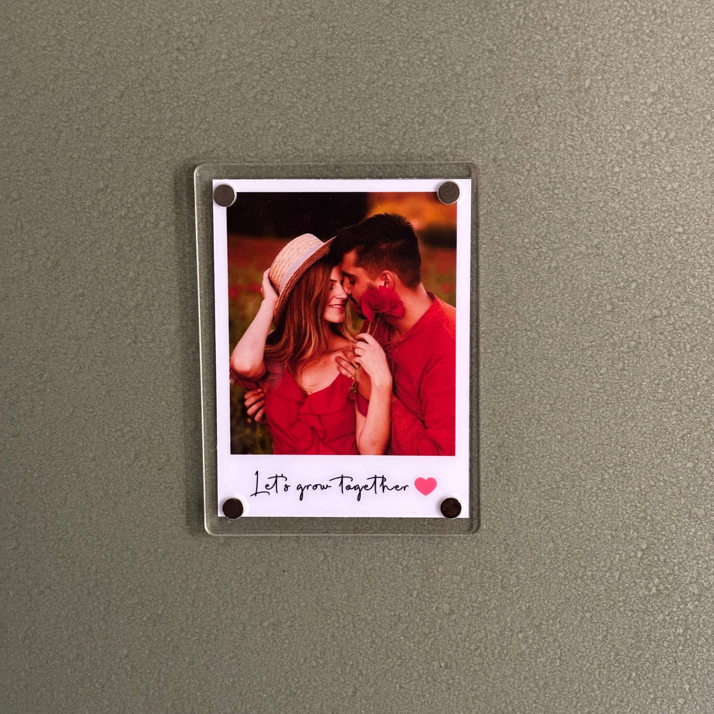 Personalized Polaroid Strip Fridge Magnet