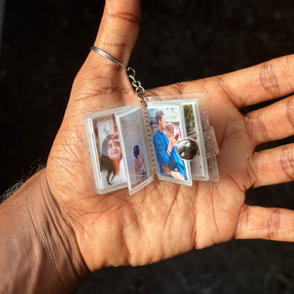 Customized Mini Photo Album Keychain - 16 Photos