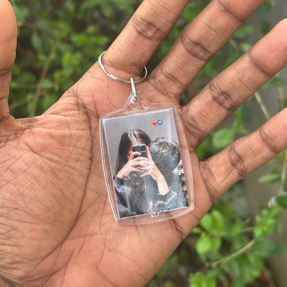 Personalized Photo Keychain (Front & Back)