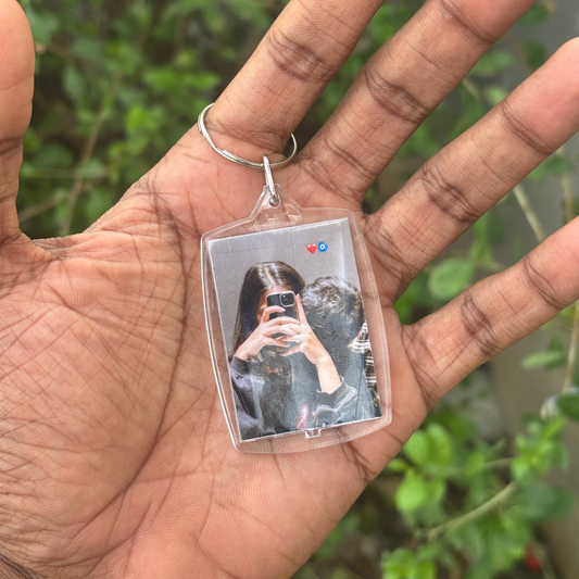 Personalized Photo Keychain (Front & Back)