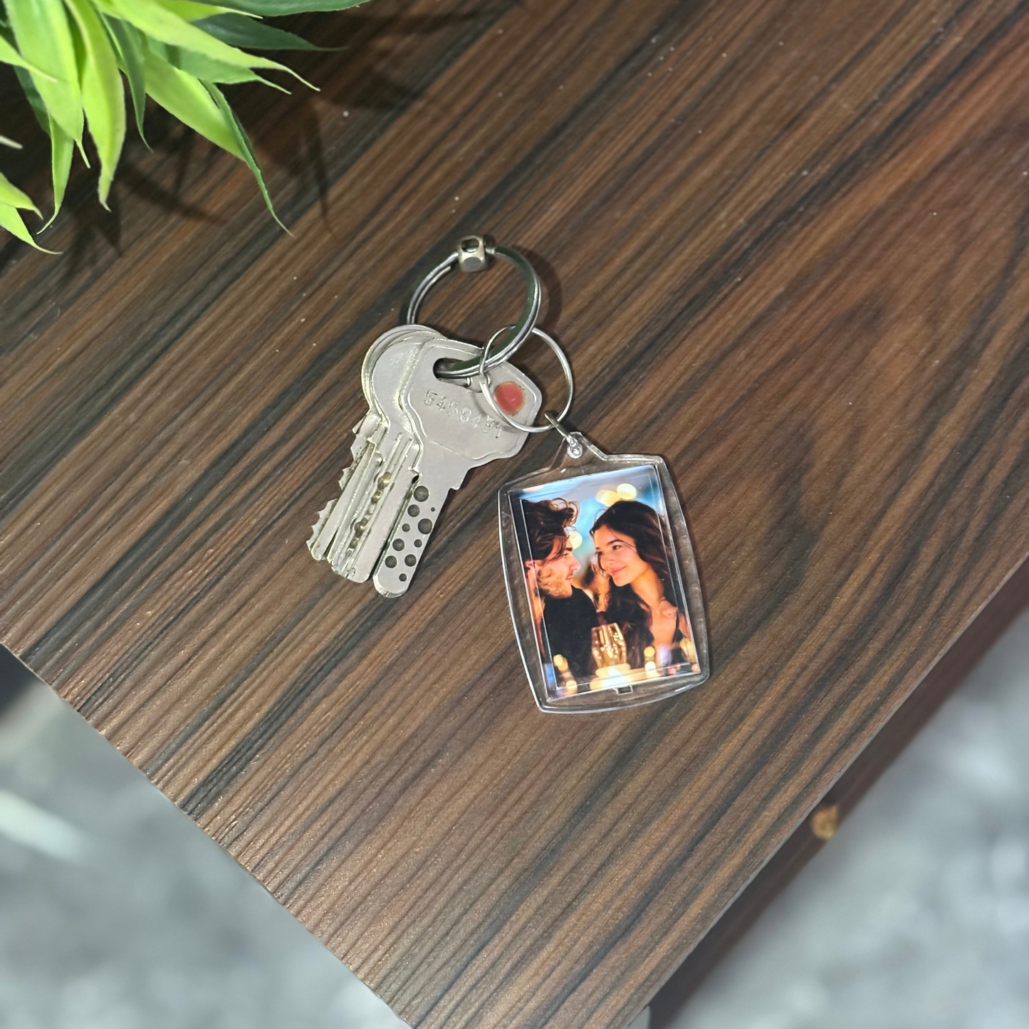 Personalized Photo Keychain (Front & Back)