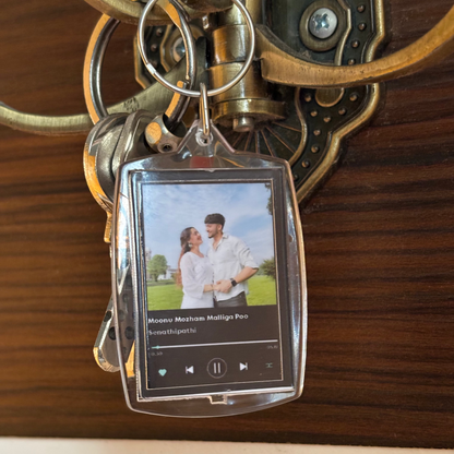 Custom Spotify Photo Keychain (Front & Back)