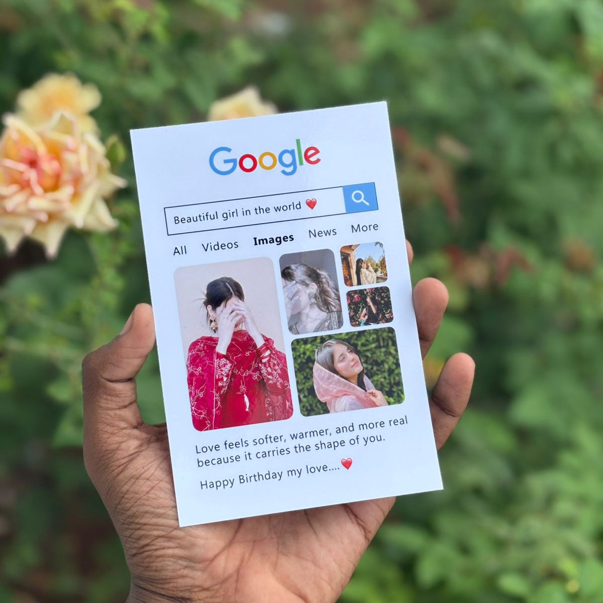 Personalized Love Letter Gift Envelope