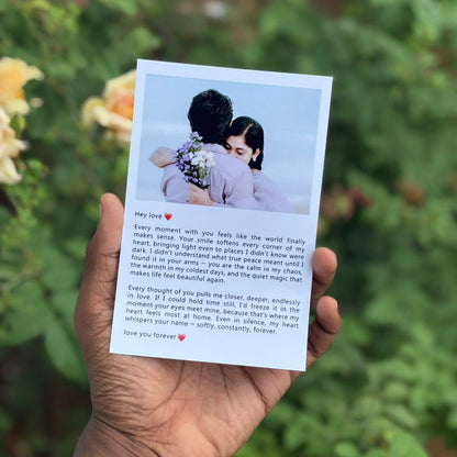 Personalized Love Letter Gift Envelope